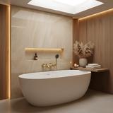 Wannenarmatur Rea FOSTER Gold Brush