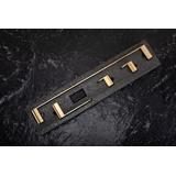 Badezimmer-Accessoire-Set Mati Brush Gold 4-teilig
