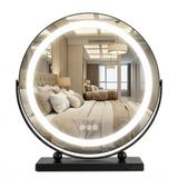 Mirror LED MAKE-UP Black 40 cm