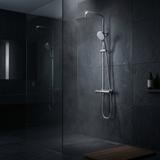 Duschset utan pip med termostat Rea Lungo Chrome