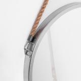 Spiegel mit Seil 40CM silver KLMH-0410S-1