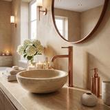 Waschbeckenarmatur Rea  Venti Copper high