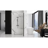 Paravan de dus Rea Aero Intimo Black Mat 100