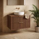 Waschtischunterschrank Rea Mono 80cm Brown