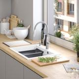 Granitspülbecken KURT 110 WORKSTATION White