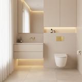 Vorwandelement für WC K011A-Q Rea HD Gold