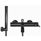 Badkarsblandare Rea Lungo svart metallic