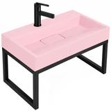 Lavabo de conglomerado GOYA PINK 60CM + marco
