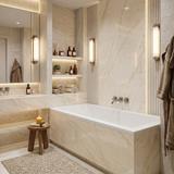 Acryl-Einbaubadewanne Rea Prima 150