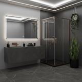 Duschkabine Rea City 90x90 Brush Copper