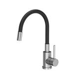 Edelstahlspüle LUKE 110 WORKSTATION BRUSH NICKEL