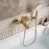 Badkarsblandare REA Logan Brush Gold