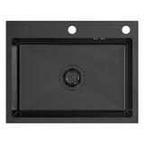 Edelstahlspüle LUKE 110 WORKSTATION Black