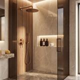 Shower system  Rea Lungo Copper Brush  + BOX