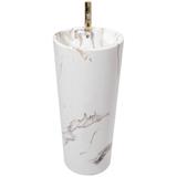 Brīvi stāvoša keramikas izlietne Blanka Marble Marble