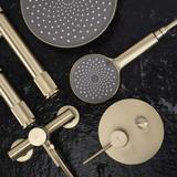 Rea Lungo Stripe Gold Brush paslēpts dušas komplekts + BOX