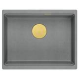 Granitspülbecken Logan 100 Grey Metallic