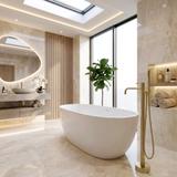 Free-standing faucet Rea Venti Brush Gold