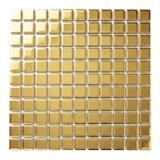Mosaik Dekor P14014 30x30cm Gold Glass