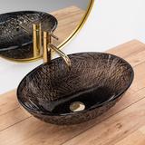 Countertop Basin REA FROST BLACK