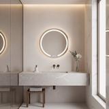 Spiegel LED 50cm Modern