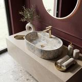 Umywalka nablatowa Rea Marcela 60 Ruststone
