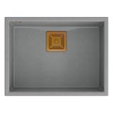 Granitspülbecken DAVID 50 Grey Metallic