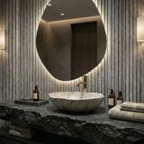 Nadgradni umivaonik Rea Pearl Ruststone