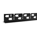 Наклонная планка для душевого поддона 120cm Black