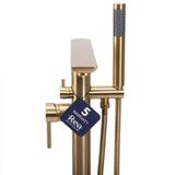 Vloeren badmengkraan Rea Flores Gold Brush