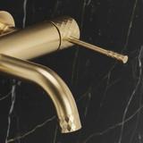 Badkarsblandare Rea Lungo Diamond Brush Gold