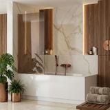 Pare-baignoire Rea Elegant Brush Copper 70