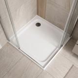 Base de duche acrílica Rea Belmond White 90x90 Titan