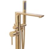 Vloeren badmengkraan Rea Flores Gold Brush