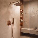 Shower system Rea Lungo Diamond Brush Copper + BOX