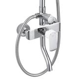 Shower set REA BLOOM WHITE CHROME