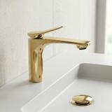Bathroom faucet PREMIUM Rea Vision Gold Low