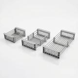 Telescopic sink dish drying rack REA P14487A Grey