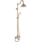 Shower set REA BERGAMO antique bronze