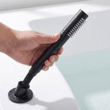 3-Loch-Badewannenarmatur Rea Lungo Black