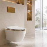 WC Schüssel Randlos Rea Carlo Mini Tornado NF GOLD EDGE