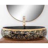 Countertop Basin Rea Meryl Black / Gold