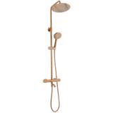 Shower set with thermostat Rea Lungo Copper
