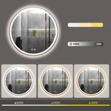 Spiegel LED 100cm MMJ BRUSH COPPER