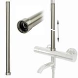 Extension for a bathtub and shower set brush nickel 50cm