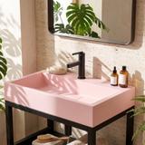 Lavabo de conglomerado GOYA PINK 60CM + marco