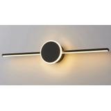 SEINALAMP LED VANNITUBA ÜMMARGUNE MUST 60CM APP849-1W