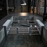 Telescopic sink dish drying rack REA P14487A Grey