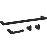 Badezimmer-Accessoire-Set Mati Black 4-teilig