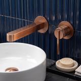 REA Grace Brush Copper Skrita armatura za umivalnik